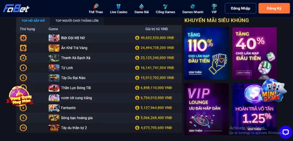 Khuyến mãi hấp dẫn tại Wipwin
